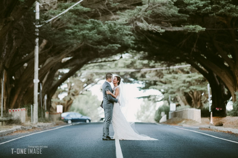 Vanessa & Nino's wedding @ Sorrento VIC Melbourne wedding photography t-one image