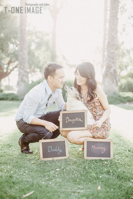 Vivian & Long's engagement @ Williamstown Beach VIC Melbourne wedding photography t-one image