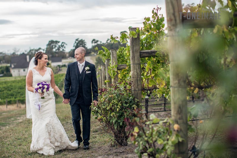 Victoria & Aaron's wedding @ The Vines in Coldstream VIC Melbourne wedding photography t-one image