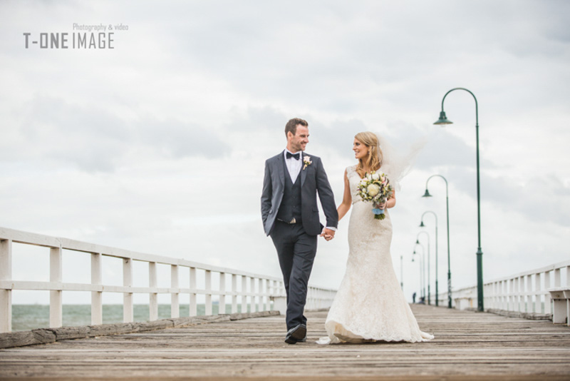 Nicole & Heath's wedding @ Port Melbourne Yacht Club VIC Melbourne wedding photography t-one image