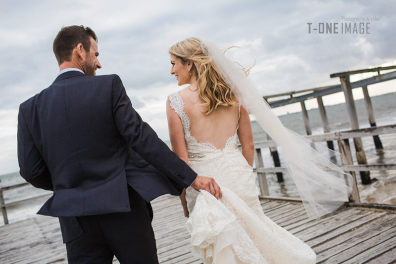 Nicole & Heath's wedding @ Port Melbourne Yacht Club VIC Melbourne wedding photography t-one image