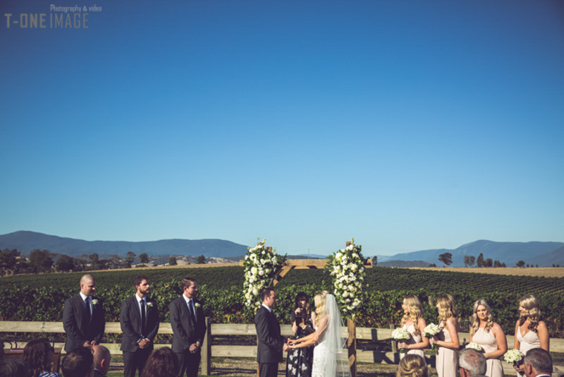 Sarah & Clayton's wedding @ Zonzo Estate Yarra Valley VIC Melbourne wedding photography t-one image
