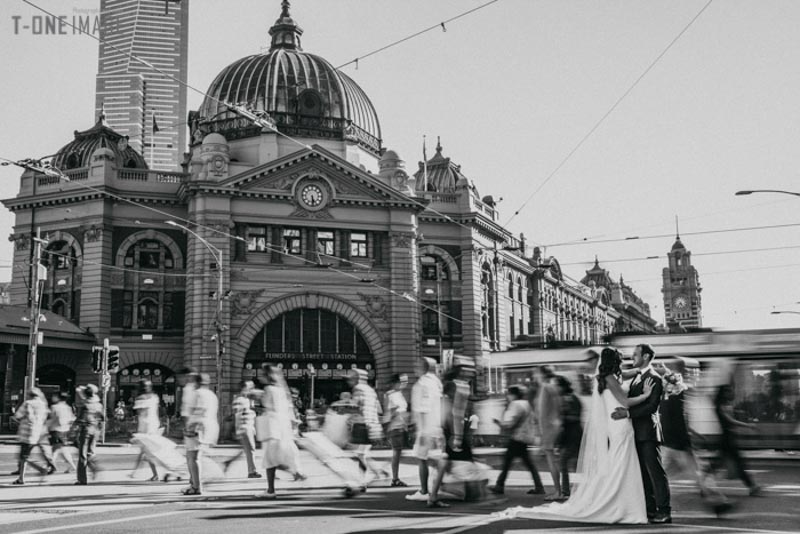 Candeece & James's wedding @ Cargo Hall VIC Melbourne wedding photography t-one image