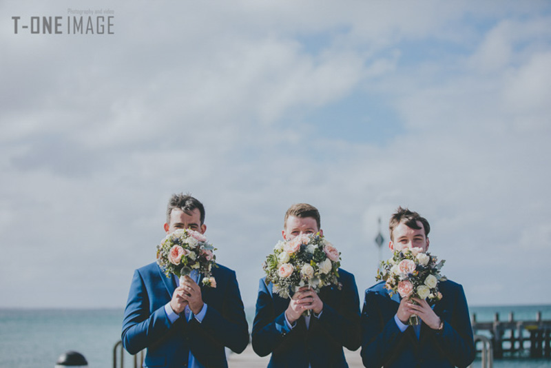 Georgia & Andy's wedding @ Portsea Hotel VIC Melbourne wedding photography t-one image