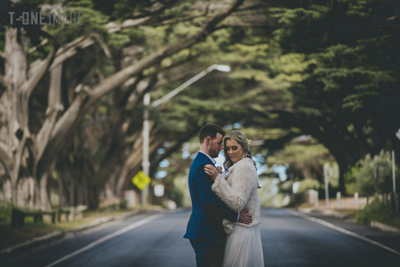 Georgia & Andy's wedding @ Portsea Hotel VIC Melbourne wedding photography t-one image