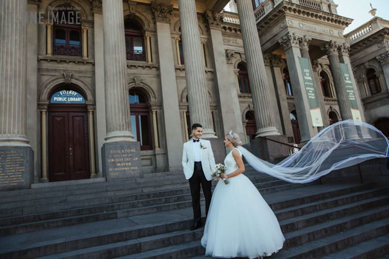 Ariana & Michael's wedding @ White Night Receptions VIC Melbourne wedding photography t-one image