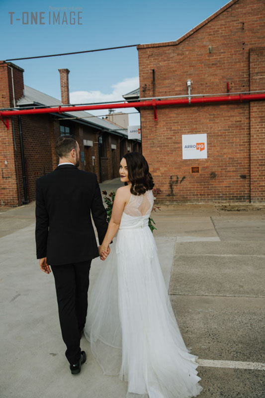 Jamie & Kurt's wedding @ The Federal VIC Melbourne wedding photography t-one image