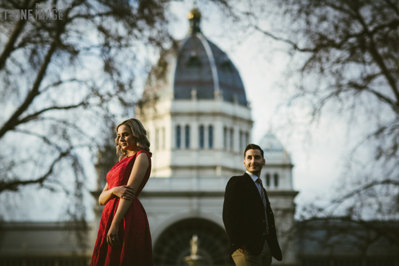 Ariana & Michael's engagement @ Melbourne VIC Melbourne engagement photography t-one image