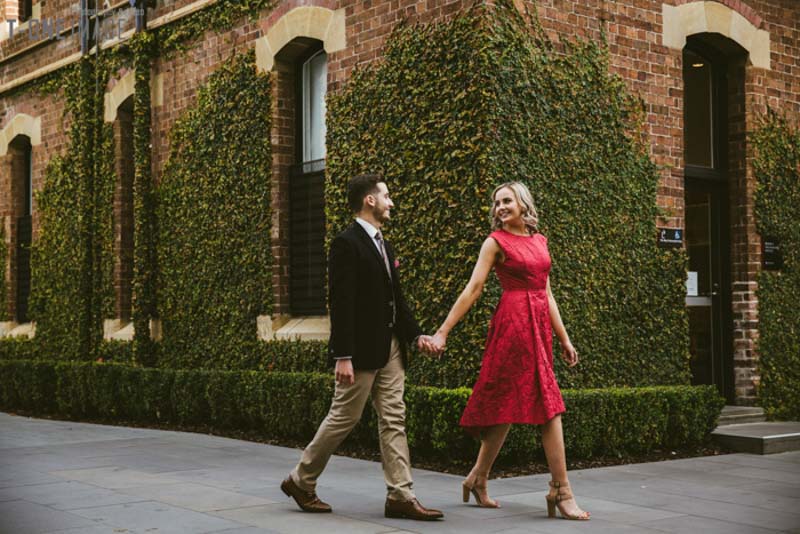 Ariana & Michael's engagement @ Melbourne VIC Melbourne engagement photography t-one image