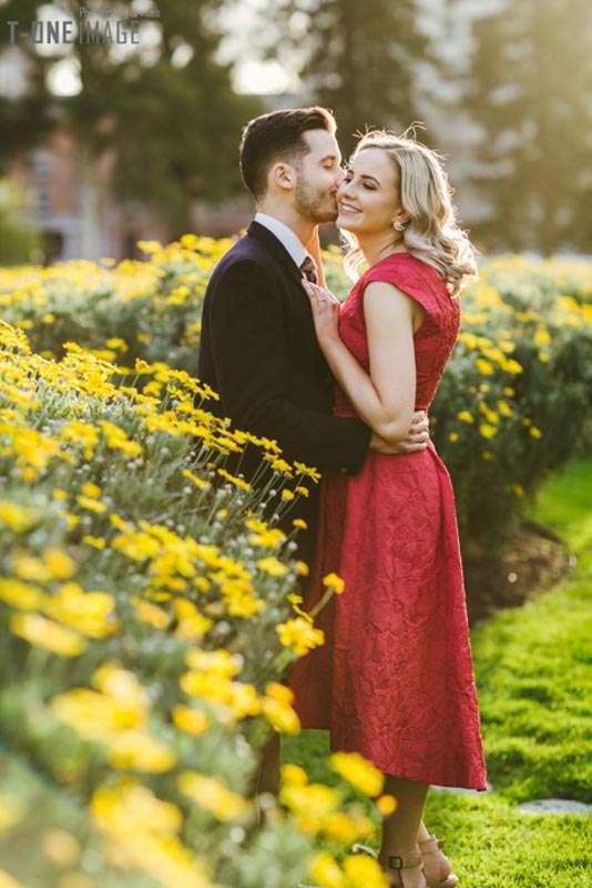 Ariana & Michael's engagement @ Melbourne VIC Melbourne engagement photography t-one image