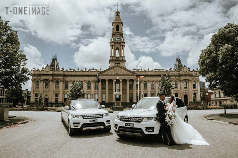 Augusta & Clint's wedding @ Vogue Ballroom VIC Melbourne wedding photography t-one image