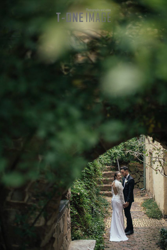 Nicole & Matt's wedding @ Montsalvat VIC Melbourne wedding photography t-one image