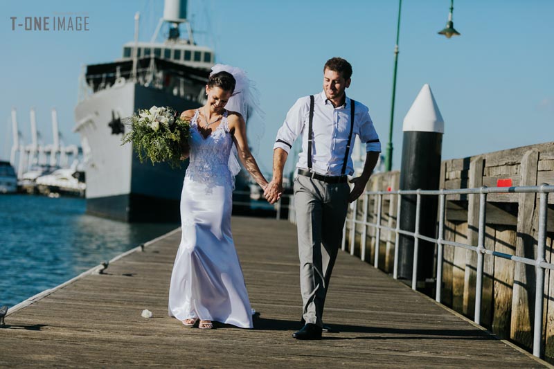 Amy & Robbie’s wedding  @ Shellys Beach Pavilion VIC Melbourne wedding photography t-one image