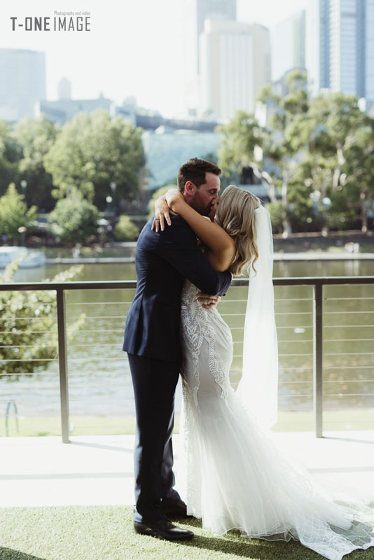 Kristina & Dean's wedding @ Richmond Rowing Club VIC Melbourne wedding photography t-one image