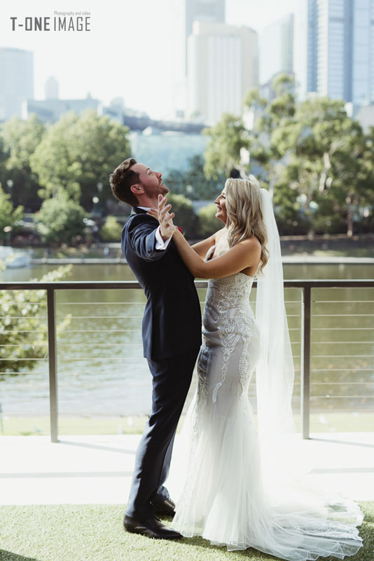 Kristina & Dean's wedding @ Richmond Rowing Club VIC Melbourne wedding photography t-one image